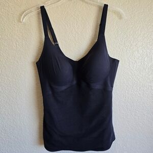 Honeylove LiftWear Cami Black Wireless Support Shapewear Camisole Size Medium